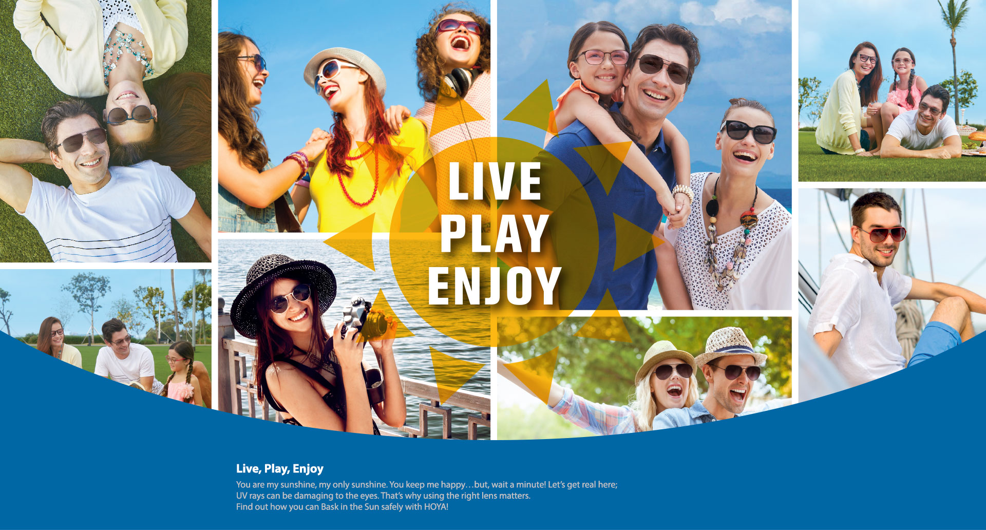 Live, Play, Enjoy Banner